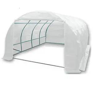 4m x 3m + Anchorage Stake Kit (13' x 10' approx) Pro+ White Poly Tunnel