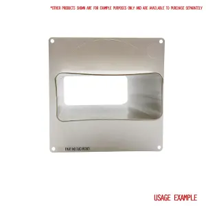 Kair Wall Plate 150mm x 70mm for Rectangular Ducting