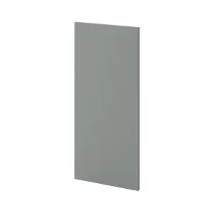 GoodHome Balsamita Matt grey Matt grey slab Standard End panel (H)720mm (W)320mm