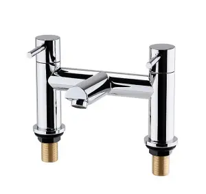 Bathroom Modern Bath Filler Waterfall Silver Mixer Tap