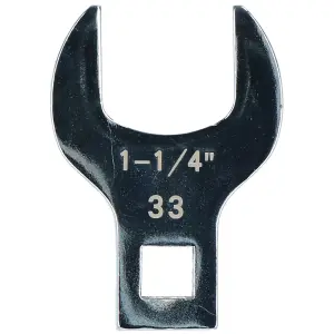 33mm (1 1/4") Crowfoot Wrench 1/2" Drive Crows Feet Spanner for Torque Wrenches