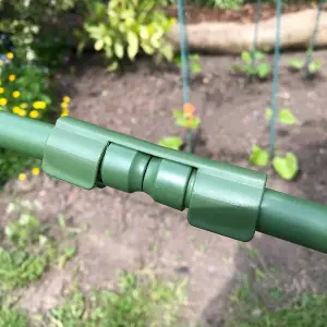 GardenSkill Ultra Heavy Duty 16mm Dia Plant Support Stakes for Tomatoes Flowers 1.2m L, Pk 8