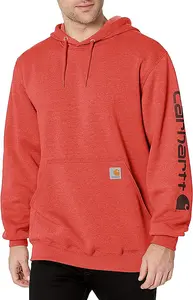 Carhartt Loose Fit Midweight Logo Sleeve Graphic Sweatshirt Currant Heather L