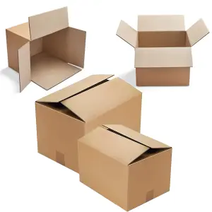 10 x 12x9x9" Strong Double Wall Cardboard Packing Storage Shipping Boxes