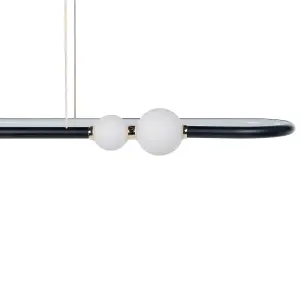 Metal LED Pendant Lamp Black FEALE