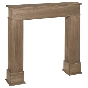 Fireplace Mantel NARNIA Dark Wood