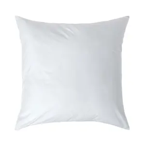 Homescapes White Continental Egyptian Cotton Pillowcase 200 TC, 80 x 80 cm