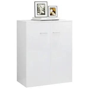 Aatish 60 Cm Wide Sideboard Glossy White