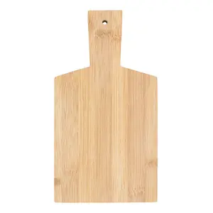 Bamboo Serving Board With a 'Foodie' Meaning. (H26.5 cm)