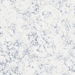 Galerie Homestyle White Blue Minimal Marble Smooth Wallpaper