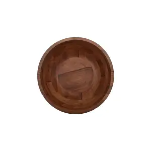 Interiors by Premier Kara Large Wooden Bowl