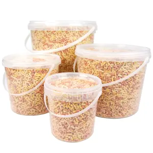 5L SQUAWK Mixed Suet Pellets - High Energy Mealworm Berry Wild Garden Bird Food