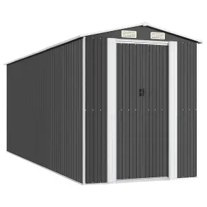 Berkfield Garden Shed Anthracite 192x523x223 cm Galvanised Steel