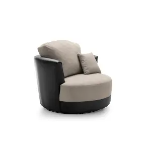 Dylan Collection Swivel Chair in Sand