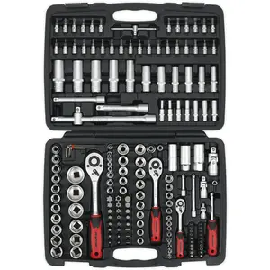 Comprehensive 172pc Premium Socket Bit and Ratchet Handle Set for Professional Use