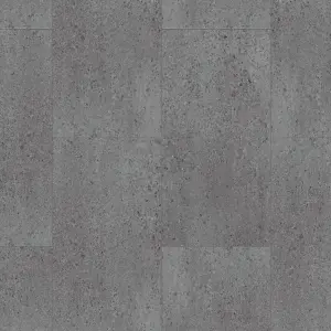 GoodHome Mambo Grey Granite Stone effect Textured Click vinyl Tile Sample