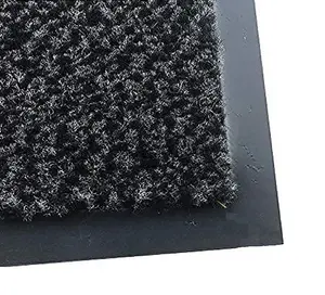 Wadan Grey 90x200 cm Door Mat - Heavy Duty Washable Non-slip Rubber Back Entrance Rug - Shoes Scraper Barrier Mat Indoor & Outdoor