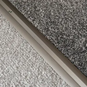 Anodised aluminium carpet profile cover strip door floor bar trim 1000mm x 20mm c68 inox