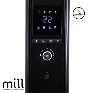 Mill Gentle Air Oil Filled Radiator 1000W Black