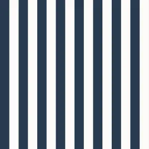 Galerie Stripes And Damask 2 Blue Regency Stripe Smooth Wallpaper