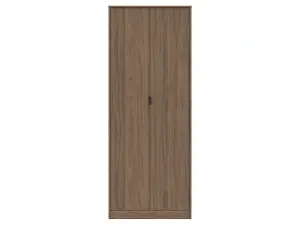 Fuji 2 Door Wardrobe in Carini Walnut (Ready Assembled)