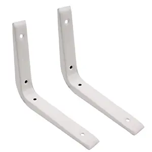 EAI - Strong Shelf Bracket - 150 x 125mm - White - Pair - 2 Brackets