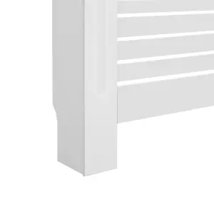 Radiator Covers 2 pcs White 172x19x81.5 cm MDF