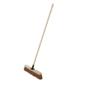 Soft Coco Indoor & outdoor Broom, (W)450mm