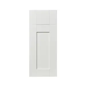 GoodHome Alpinia Painted Matt ivory wood effect Shaker Door & drawer 300mm