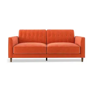 Ambry Burnt Orange Fabric Sofa Bed