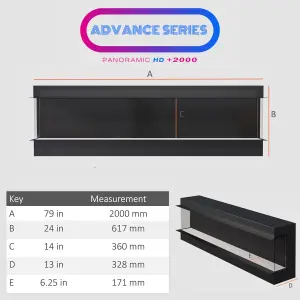 Advance Series 2000 Media Wall Fire