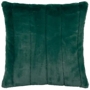 Paoletti Empress Faux Fur Feather Rich Cushion