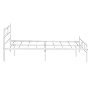 Aaru Bed Frame White / Double (4'6)