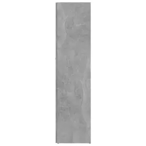 Berkfield Corner Cabinet Concrete Grey 33x33x132 cm Engineered Wood