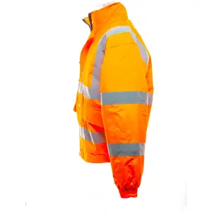 Yoko Mens Hi-Vis Bomber Jacket Quality Product