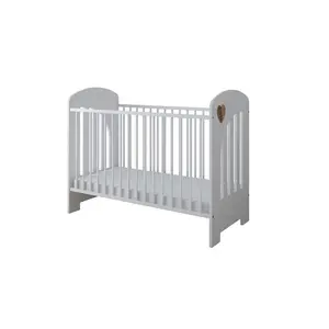 Enriquez Cot with Mattress White/Alder / No