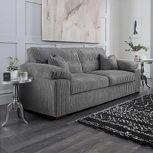 Capri Jumbo Cord Sofa, 3 Seater