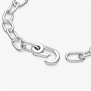 Pandora ME Small-Link Chain Bracelet - Sterling Silver - Sz. 20 cm