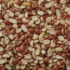 Peanut Splits Bird Feed Premium Grade Aflatoxin Tested Wild Bird Food by Happy Beaks (14kg)