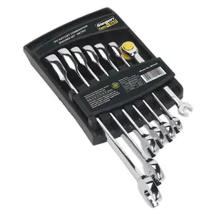 Siegen Combination Ratchet Spanner Set 7pc