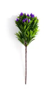 Best Artificial 34cm Purple Dahlia Flower Spray