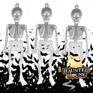 Halloween Hanging Skeletons Set - Terrifying Glow In The Dark Decorations