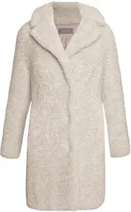 House Of Bruar Ladies Classic Boucle Faux Fur Coat