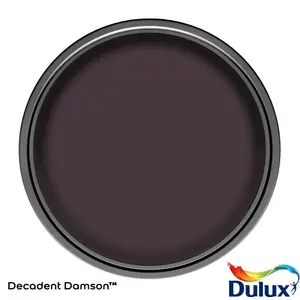 Dulux Simply Refresh Decadent Damson Eggshell Multi-surface Emulsion paint, 750ml