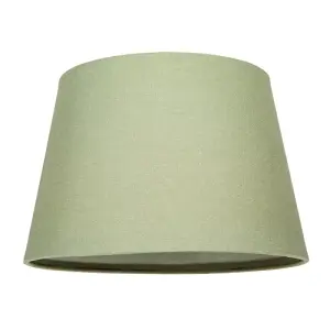 Classic 10 Inch Olive Green Linen Fabric Drum Table/Pendant Lamp Shade 60w Max