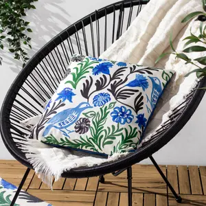 furn. Aljento Floral Polyester Filled Outdoor Cushion