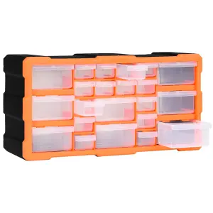 Berkfield Multi-drawer Organiser with 22 Drawers 49x16x25.5 cm