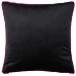 Kate Merritt Maximalist Tropical Velvet Piped Polyester Filled Cushion