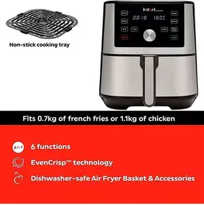 Instant Vortex Plus Air Fryer, 3.8L, Stainless Steel