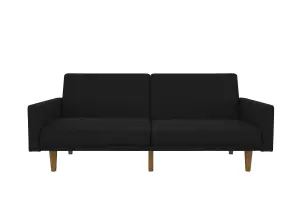 Paxson Clic Clac Sofa Bed in Black Fabric